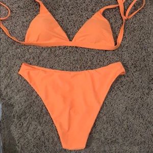 Orange bikini